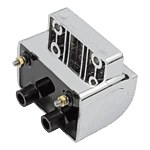 OEM style ignition coil 12V  3 ohm Chrome removebg preview