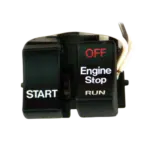 Run Off Start handlebar switch set. black