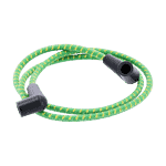 Universal 40  spark plug wire set Cotton cloth Green Yellow removebg preview