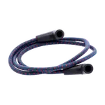 Universal 40  spark plug wire set Cotton cloth  Blue Red removebg preview