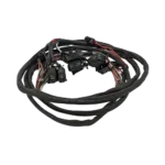 07 13 FLT Touring handlebar LED switch and wiring kit Radio black