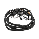 07 13 FLT Touring handlebar LED switch and wiring kit Radio chrome