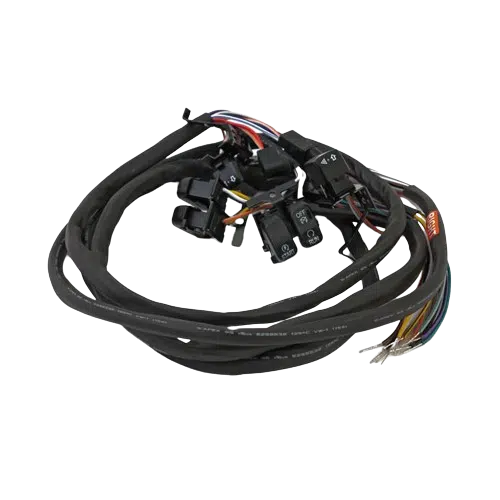07 13 FLT Touring handlebar switch and wiring kit Cruise black