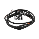 Handlebar switch wiring kit. Radio. LED. Chrome