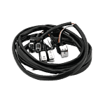 Handlebar switch wiring kit. Standard. Chrome