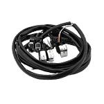 Handlebar switch wiring kit. Standard. LED. Chrome
