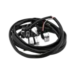 Handlebar switch wiring kit. Standard. LED. Chrome
