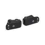 Turn signal switch extender cap set. Black