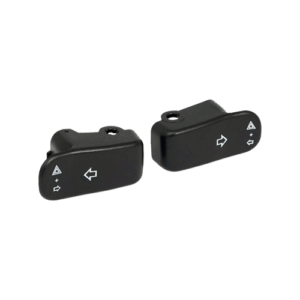 Turn signal switch extender cap set. Black