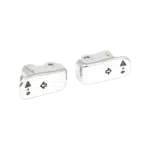 Turn signal switch extender cap set. Chrome