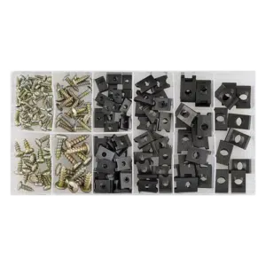 body bolts and speed nuts assortment 170 piece