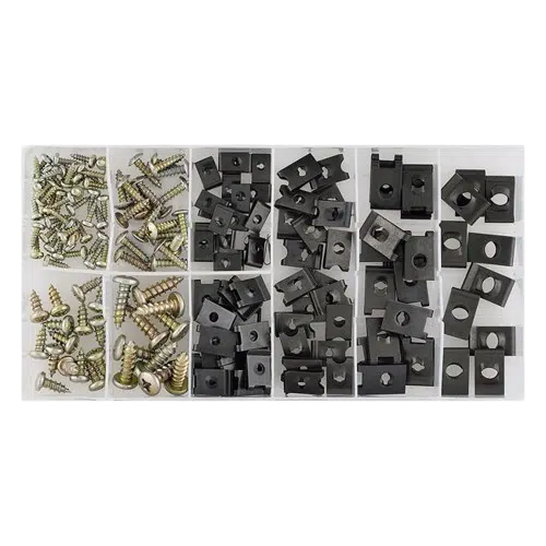 body bolts and speed nuts assortment 170 piece