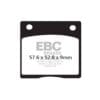 ebc v pad semi sintered brake pads fa036v