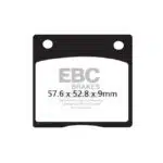 ebc v pad semi sintered brake pads fa036v