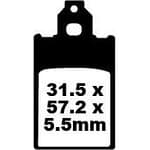 organic brake pad Front for OMP Caliper - Image 2