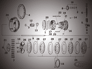 Big Twin 4 Speed & early 5 Speed Clutch