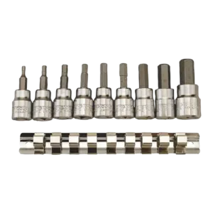 Teng Tools Allen Head Socket Set Metric Sizes 9 Piece