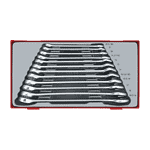 Teng Tools open box end wrench set 12 pieces. Metric sizes