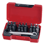 Teng Tools ratchet bits driver with bits