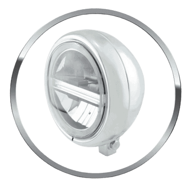 Headlight chrome