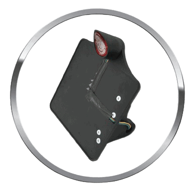 License plates sidemount