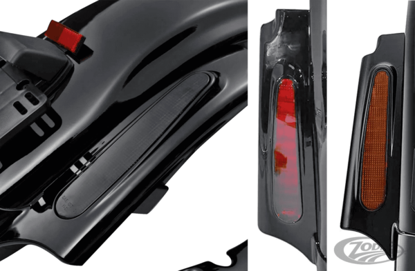 Rear Fender CVO Gloss Black FLH/T09-13