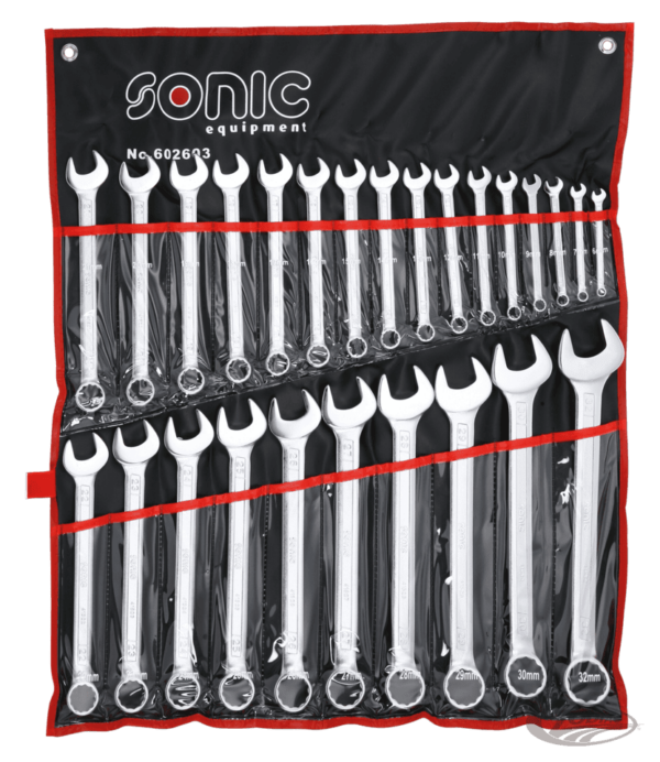 Combination wrench pouch metric 26pcs