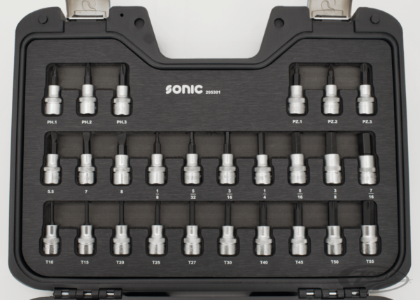 Sonic 53pc 3/8" drive socket set SAE