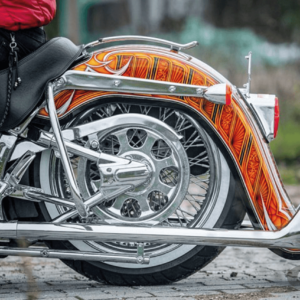 T&S Chicano style Softail rear F*ST00-17