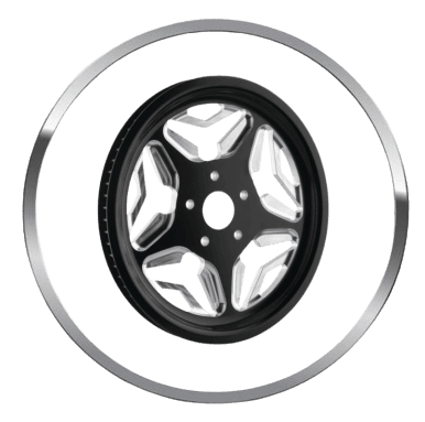 Pulley secundary black