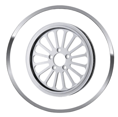 Pulley secundary chrome