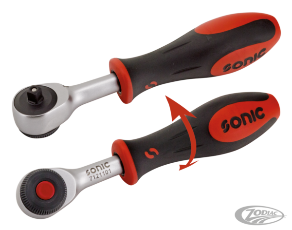 Sonic twist grip ratchet 1/4"