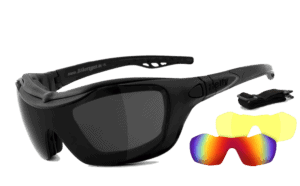 Biker sunglasses bandit 2 - smoke laser red xenolit  Fits: > all Bikers