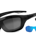 Biker sunglasses bandit - smoke grandient laser  Fits: > all Bikers