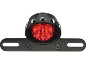 Retro Drilled LED Rücklicht with Bracket Black LED