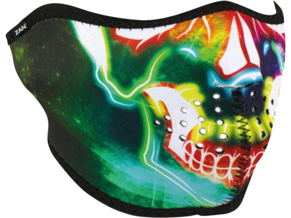 Electric skull neoprene neoprene half face mask