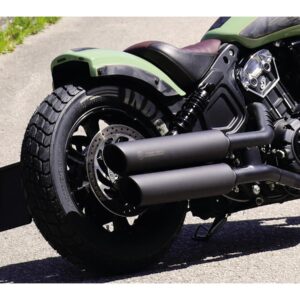 Bobber Rear Fender Clear without Taillight Black Gloss