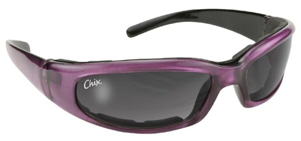 Goggle sunglasses grey gradient  fits: > all lady bikers