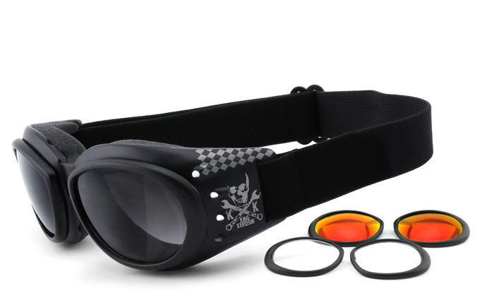 Goggle Sunglasses King Kerosin: KK175 Fits: > all Bikers