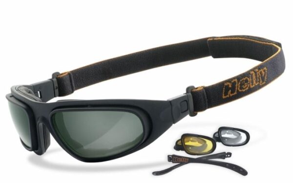 Goggle sunglasses eagle and clear fits: > all bikers