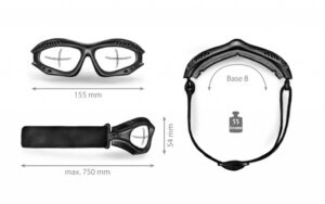 Goggle Sunglasses hellrider smoke Fits: > all Bikers - Image 3