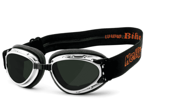 Goggle Sunglasses hurricane Chrome Fits: > all Bikers