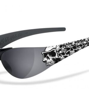 Goggle Sunglasses moab - 1000 skulls smoke white Fits: > all Bikers