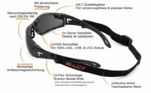 Goggle Sunglasses moab 5 - smoke Fits: > all Bikers - Image 3