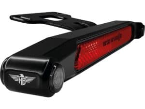 Brake- and Taillight for Sportster S Black Powder Coated Tinted LED