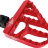 V2 performance passenger mini floorboards red anodized