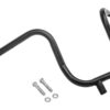 1" cube handlebar non-dimpled 3-hole black powder coated 1"