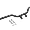 1" tracker handlebar non-dimpled 3-hole black powder coated 1"