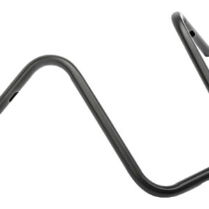 Narrow Ape 40 Handlebar Non-Dimpled 3-Hole Black Powder Coated 1" Throttle Cables