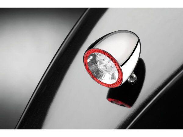 Bullet 1000 RB LED Taillight Chrome Chrome LED